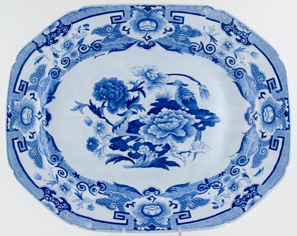 Meat Dish or Platter with tree and well c1820